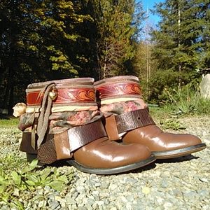 Upcycled Gypsy Boho Boots